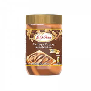 Lady's Choice Peanut Butter Choco Stripes / Lady's Choice Mentega Kacang Lapisan Coklat